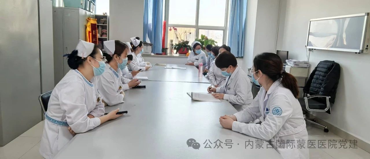 內(nèi)蒙古自治區(qū)國際蒙醫(yī)醫(yī)院第四十九黨支部開展主題黨日活動(dòng)